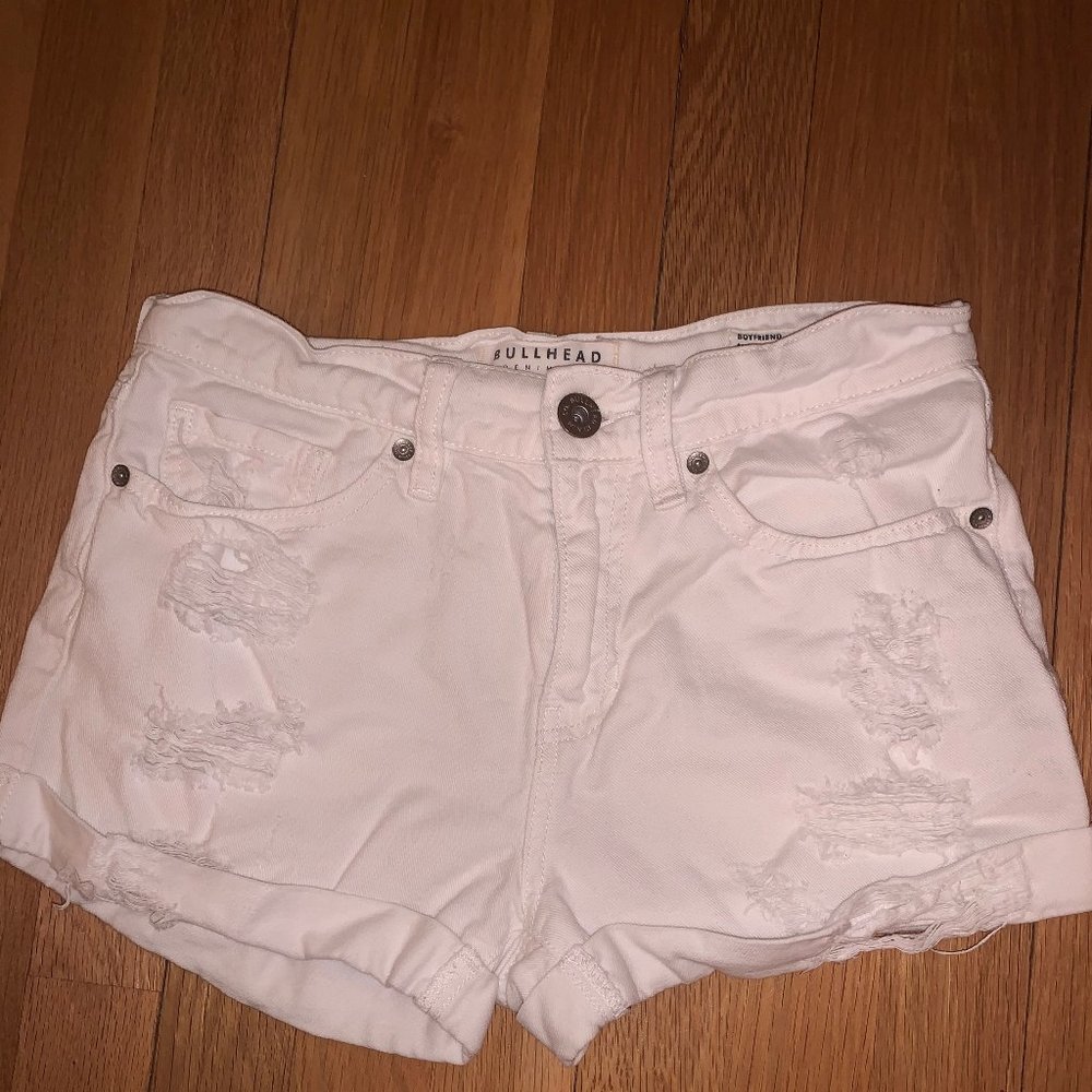 NWOT White PacSun Boyfriend Shorts